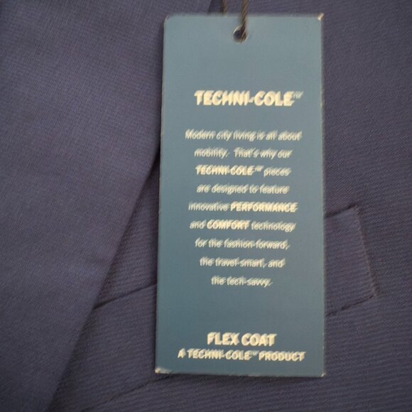 Kenneth Cole Reaction Techni-Cole Flex Coat – Size 38S – Blue - Picture 5 of 10